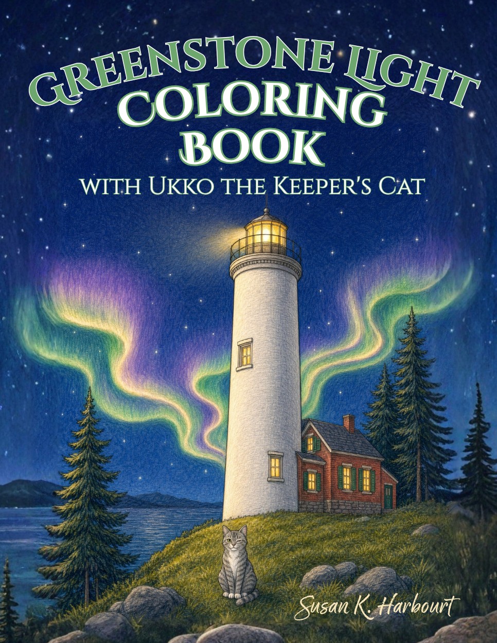 Cover of Greenstone Light Coloring Book